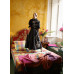VESTIDO POPELIN NEGRO SNOOPY, "DON´T WASTE YOUR TIME"