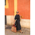 VESTIDO POPELIN NEGRO SNOOPY, "DON´T WASTE YOUR TIME"