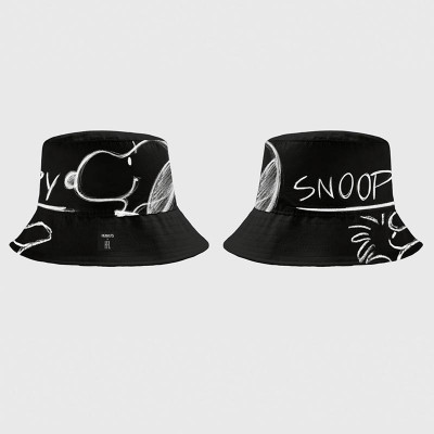 BUCKET HAT SNOOPY NEGRO