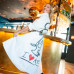 VESTIDO POPELIN BLANCO SNOOPY, "DON´T WASTE YOUR TIME"